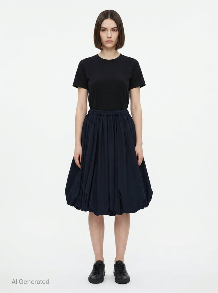 Sculptural Cocoon Skirt | Comme des Garçons | Club21 - front