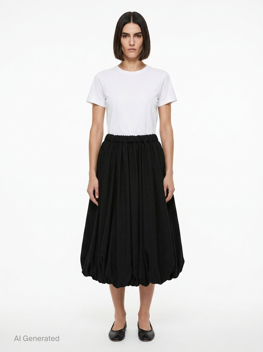 Sculptural Cocoon Skirt | Comme des Garçons | Club21 - front