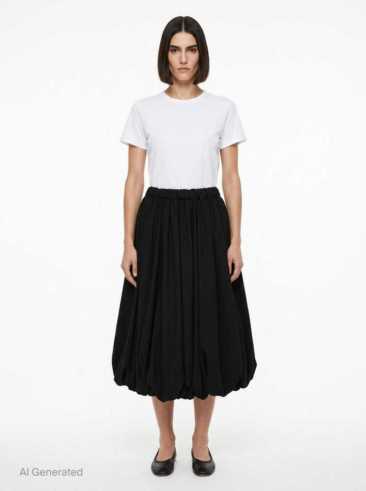 Sculptural Cocoon Skirt | Comme des Garçons | Club21 - front