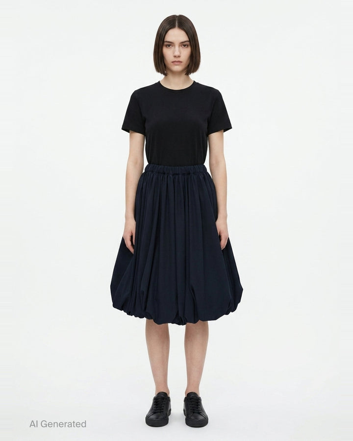 Sculptural Cocoon Skirt | Comme des Garçons | Club21 - front