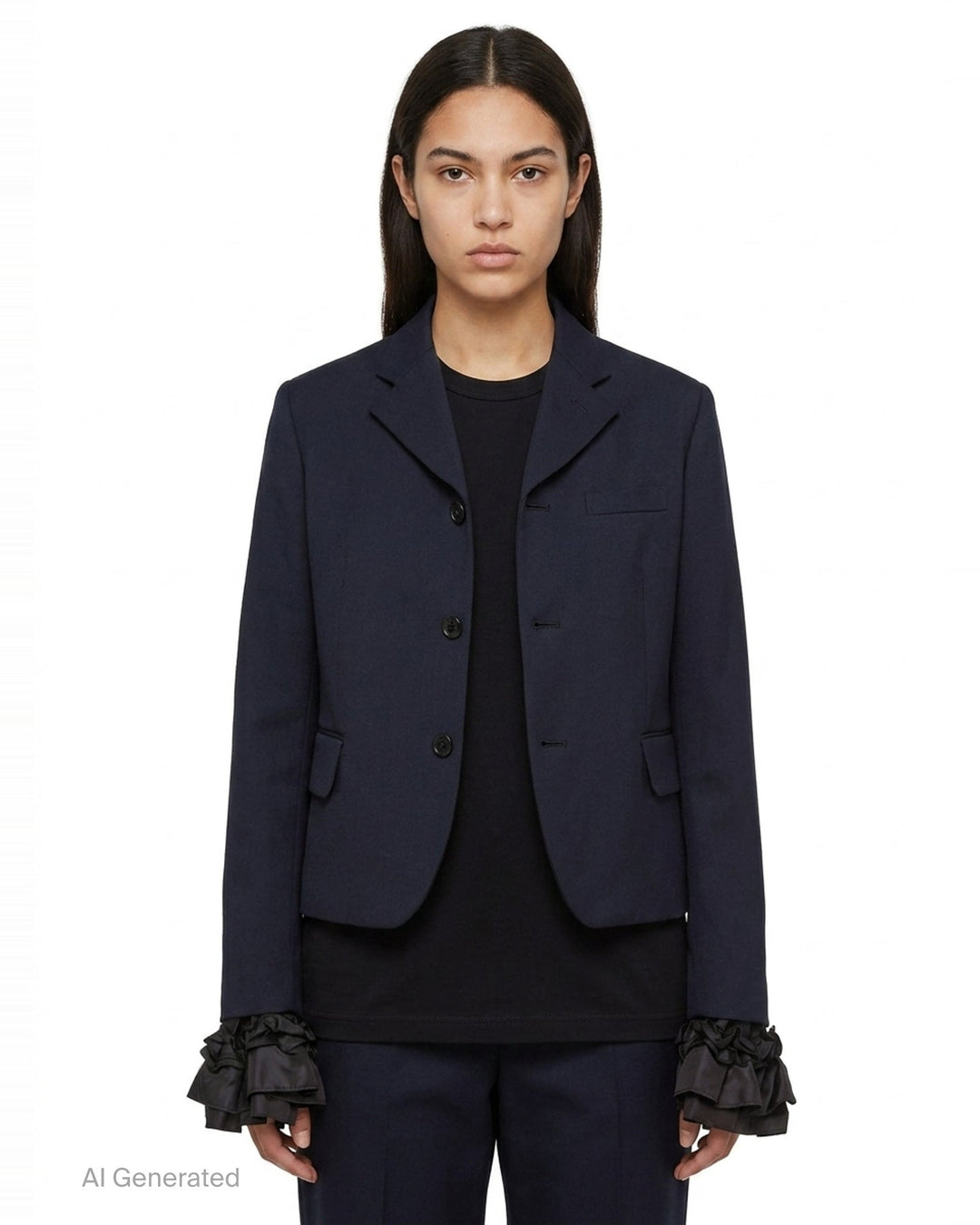 Tailored Blazer With Jellyfish Hem | Comme des Garçons | Club21 - front