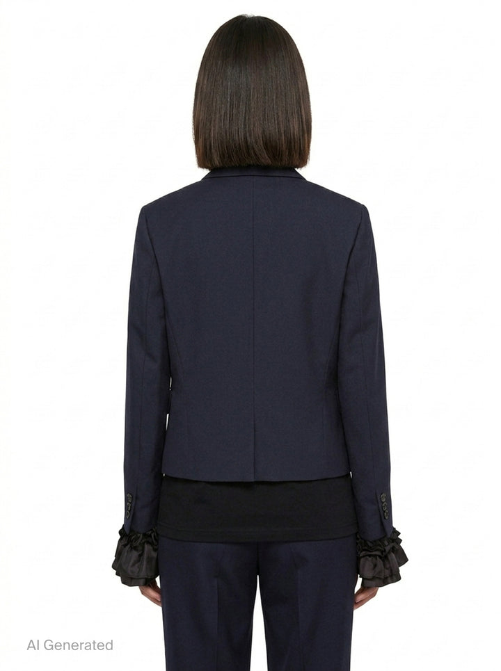 Tailored Blazer With Jellyfish Hem | Comme des Garçons | Club21 - back