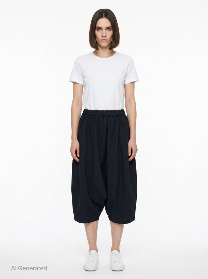 Wide-Leg Relaxed Pants | Comme des Garçons Girl | Club21 - front