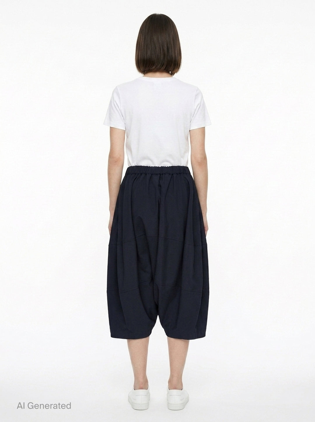 Wide-Leg Relaxed Pants | Comme des Garçons Girl | Club21 - back