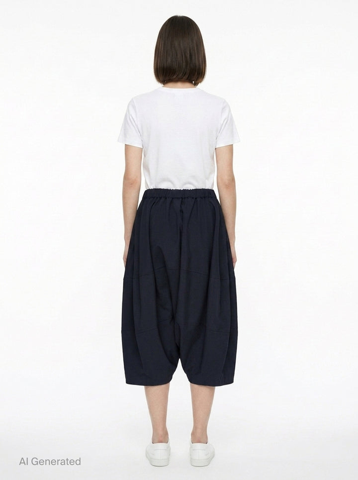 Wide-Leg Relaxed Pants | Comme des Garçons Girl | Club21 - back