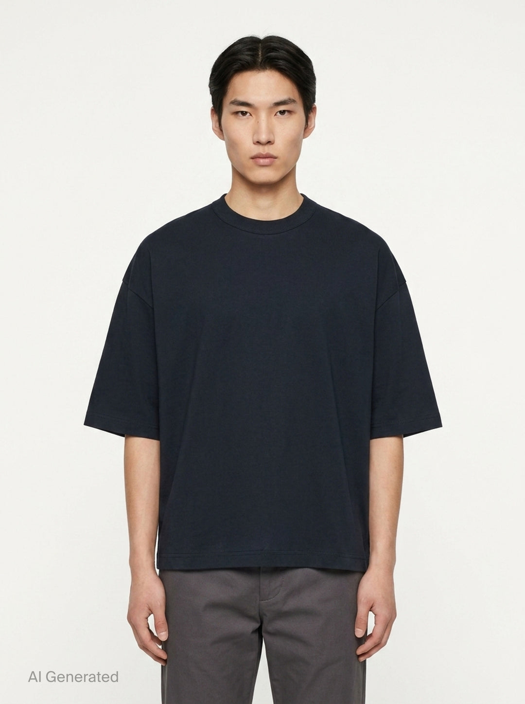 Cotton Jersey Brushed Tee | Comme des Garçons Homme | Club21 - front