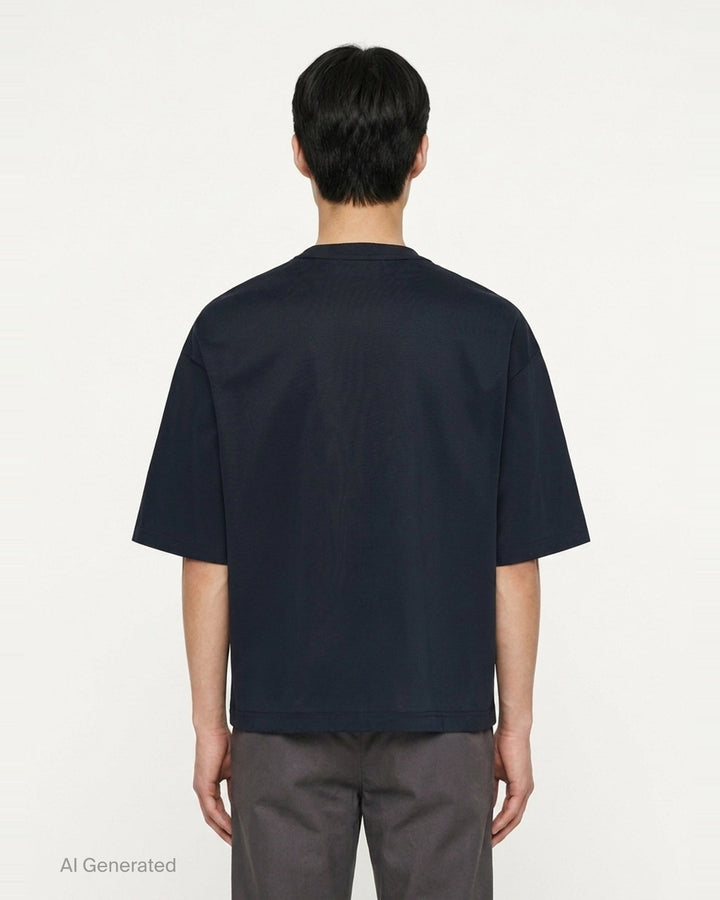 Cotton Jersey Brushed Tee | Comme des Garçons Homme | Club21 - back