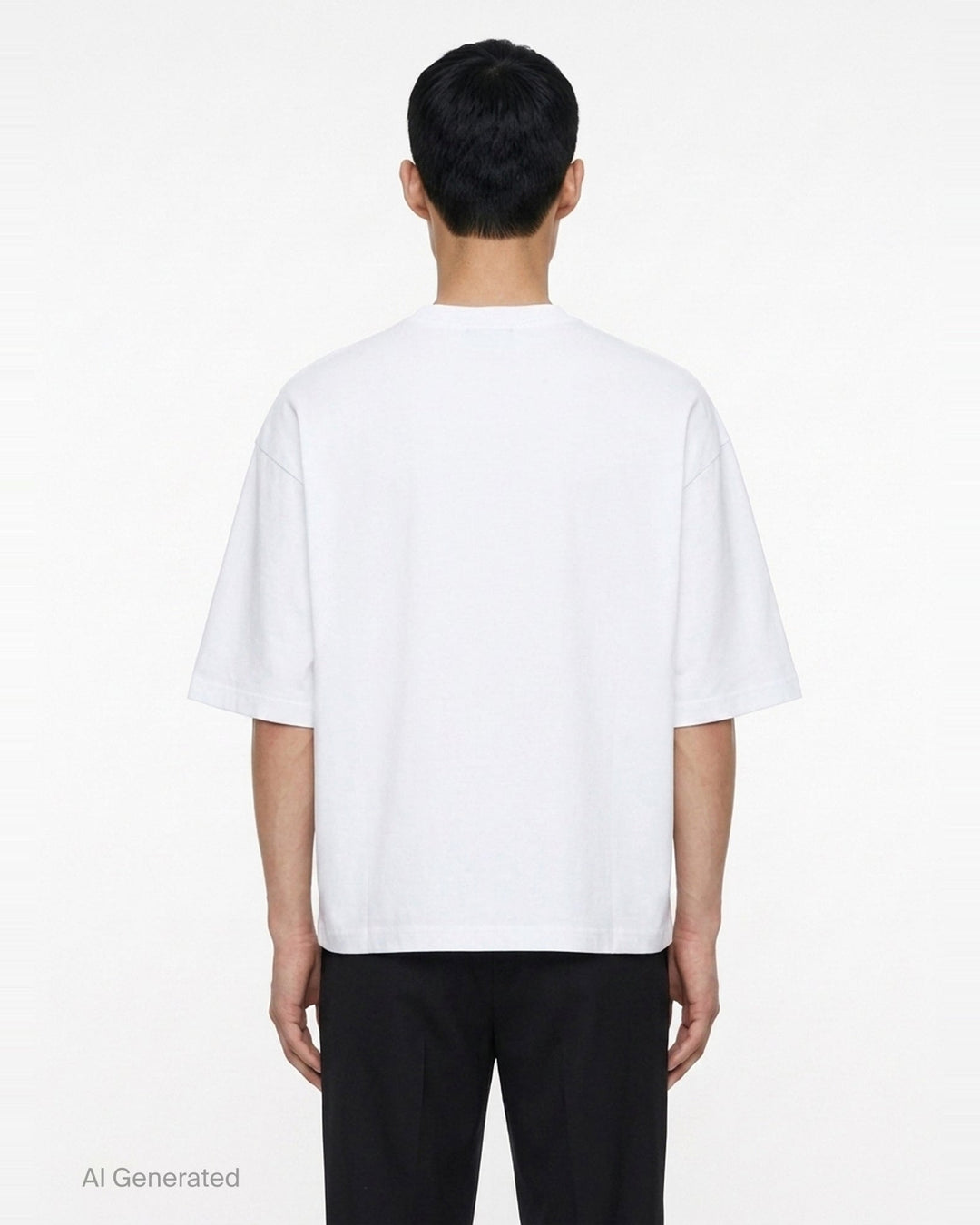 Cotton Jersey Brushed Tee | Comme des Garçons Homme | Club21 - back