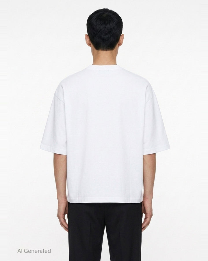 Cotton Jersey Brushed Tee | Comme des Garçons Homme | Club21 - back
