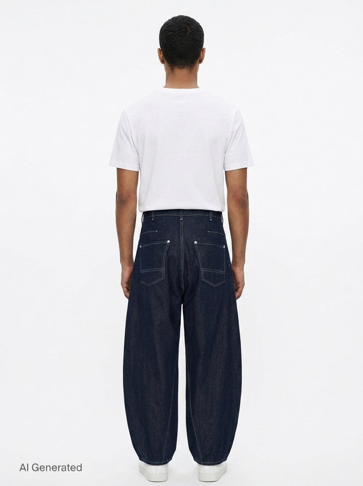 Cotton Reactive Denim Jeans | Comme des Garçons Homme | Club21 - back