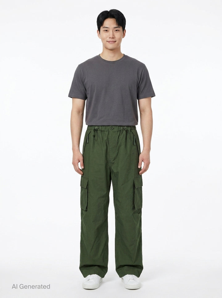 Cotton Ripstop Cargo Pants | Comme des Garçons Homme | Club21 - front