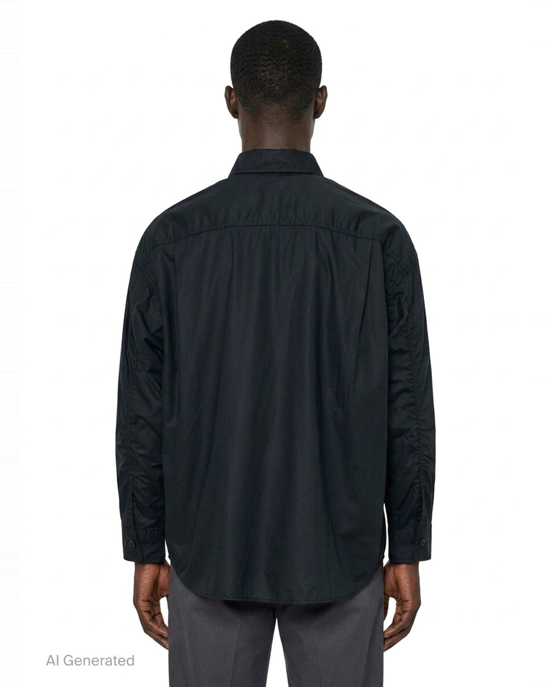 Cotton Ripstop Long Sleeve Shirt | Comme des Garçons Homme | Club21 - back