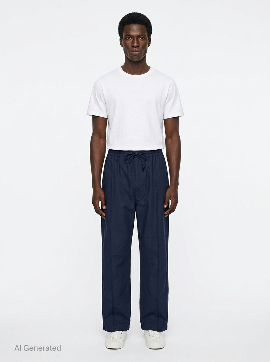 Cotton Twill Wide Leg Pants | Comme des Garçons Homme | Club21 - front