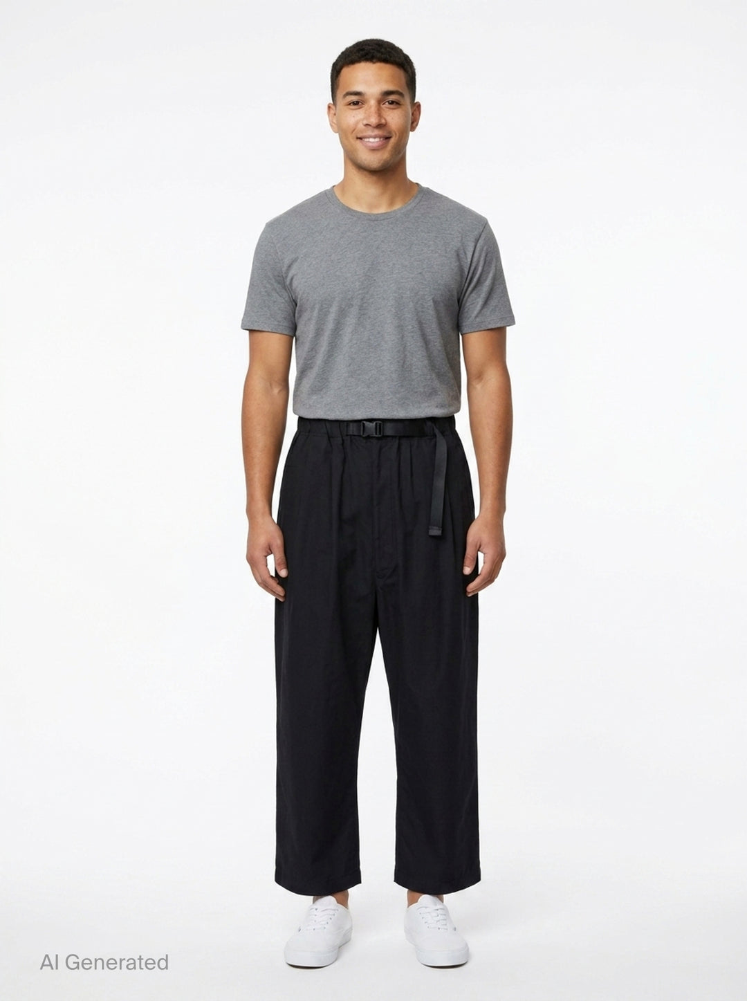Cotton Weather Cloth Wide Pants | Comme des Garçons Homme | Club21 - front