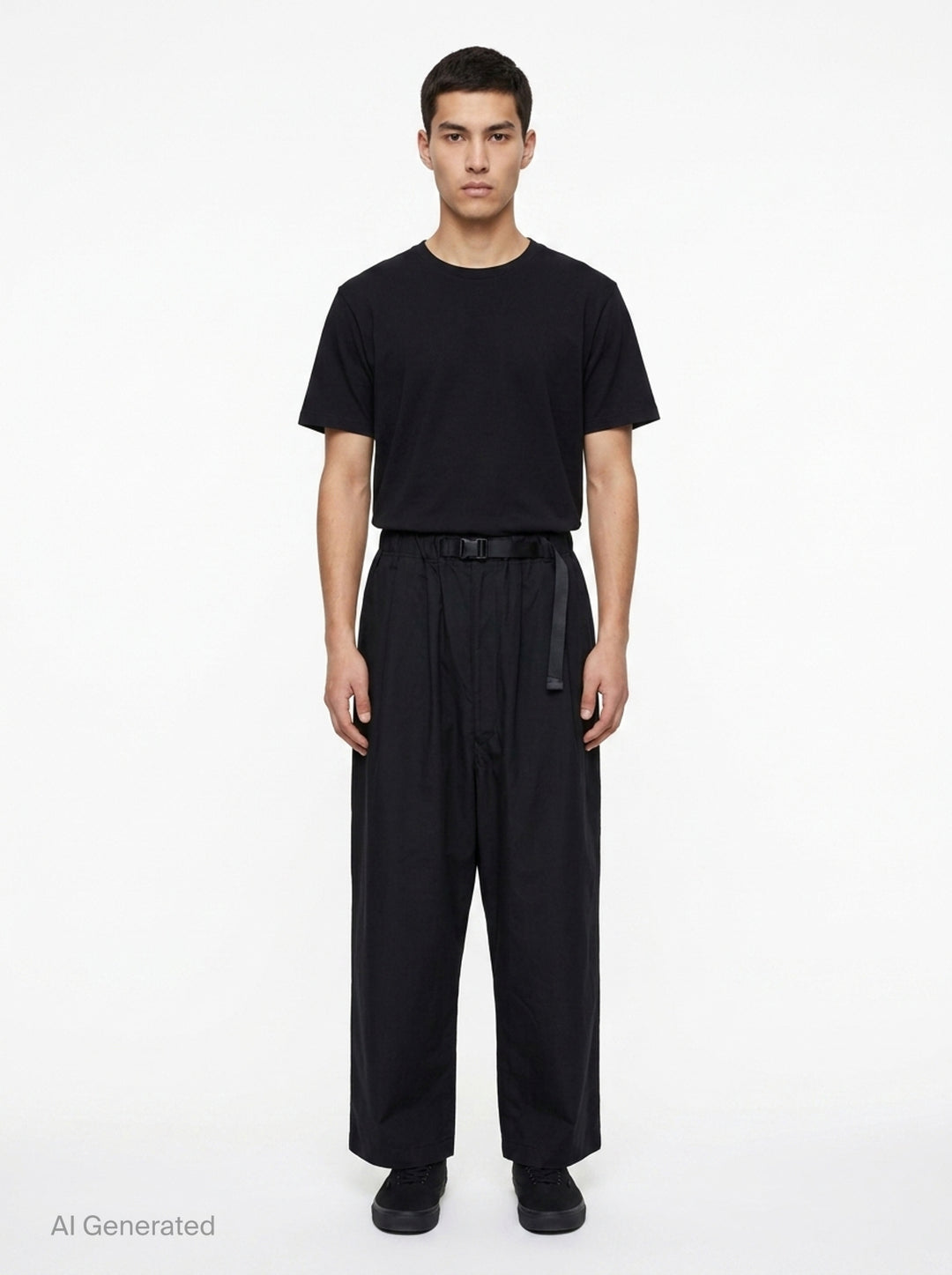 Cotton Weather Cloth Wide Pants | Comme des Garçons Homme | Club21 - front