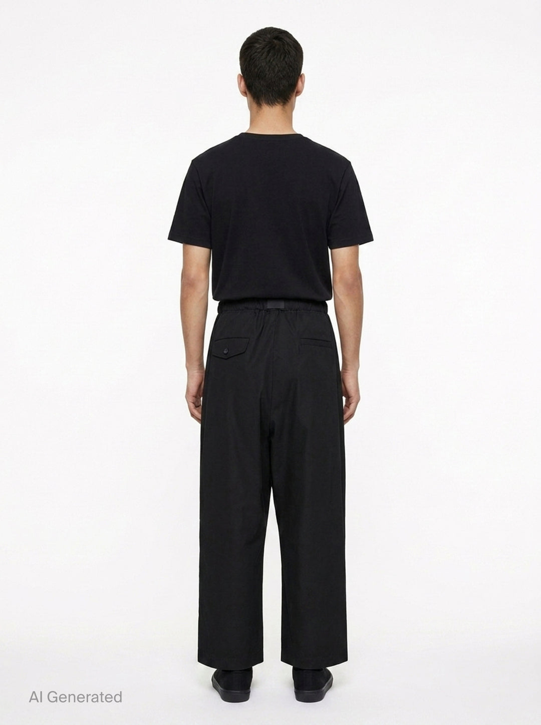 Cotton Weather Cloth Wide Pants | Comme des Garçons Homme | Club21 - back