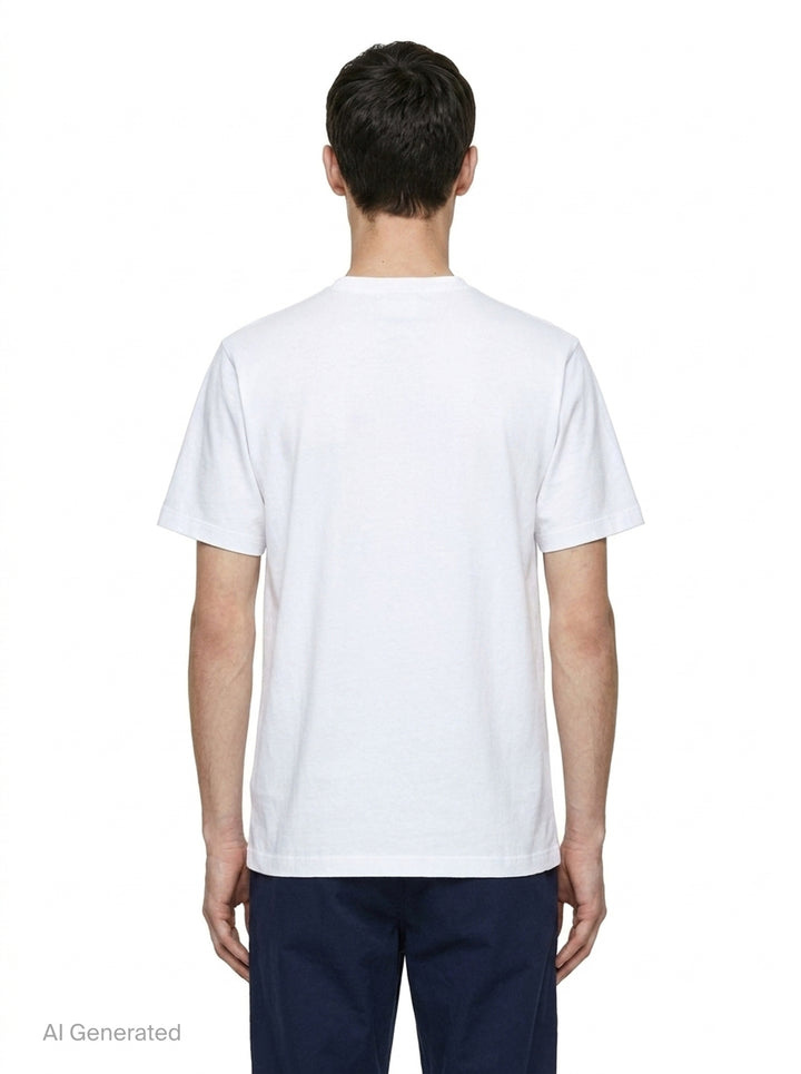 Abstract Graphic Print Tee | Comme des Garçons Homme Deux | Club21 - back
