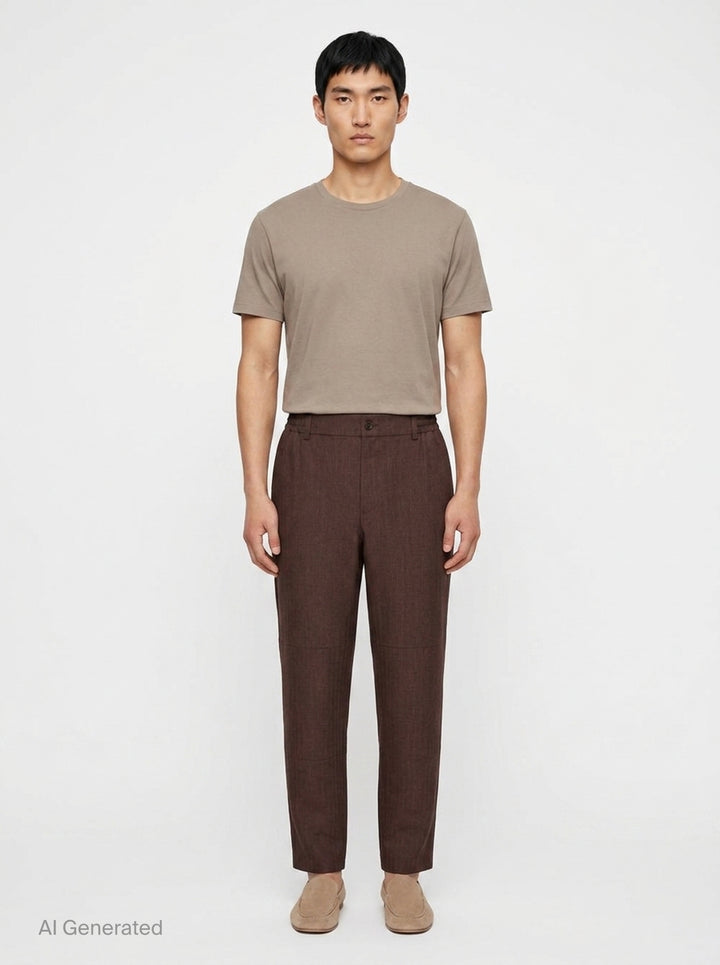 Wool Mini Herringbone Pants | Comme des Garçons Homme Deux | Club21 - front