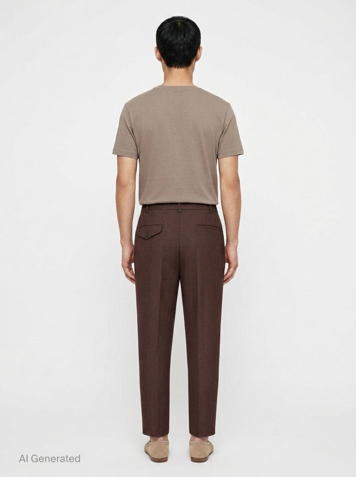 Wool Mini Herringbone Pants | Comme des Garçons Homme Deux | Club21 - back
