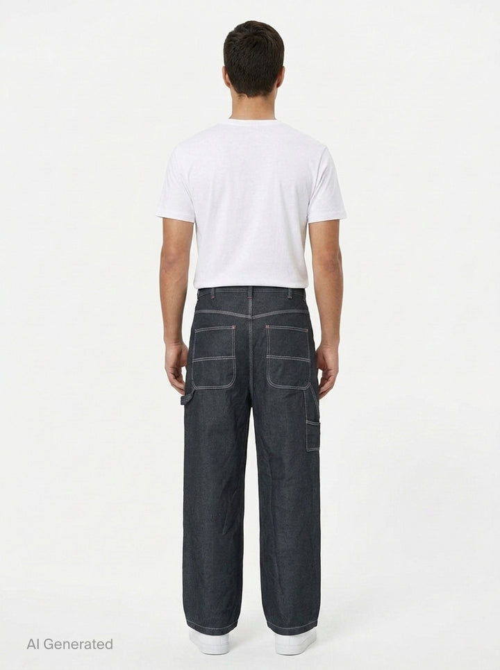 Garment Dyed Wide Leg Pants | Comme des Garçons Homme | Club21 - back