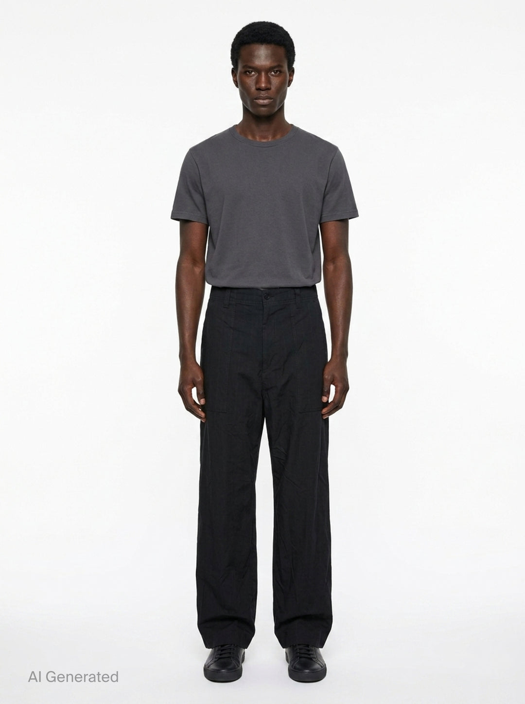 Herringbone Stripe Wide Pants | Comme des Garçons Homme | Club21 - front