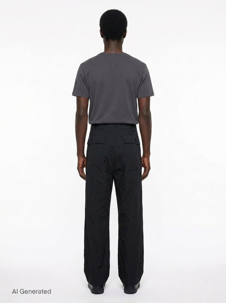 Herringbone Stripe Wide Pants | Comme des Garçons Homme | Club21 - back