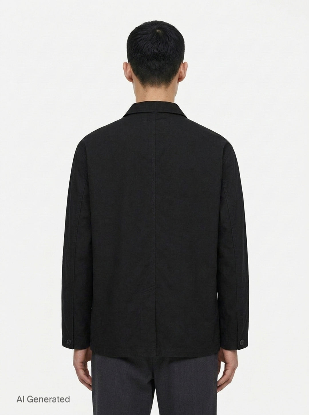 Nylon Twill Cotton Ripstop Jacket | Comme des Garçons Homme | Club21 - back