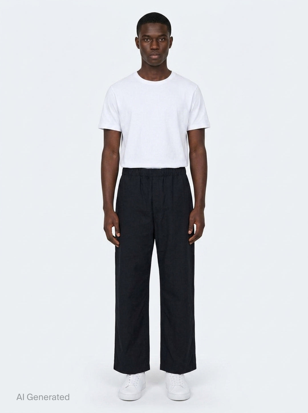 Nylon Twill Wide Pants | Comme des Garçons Homme | Club21 - front