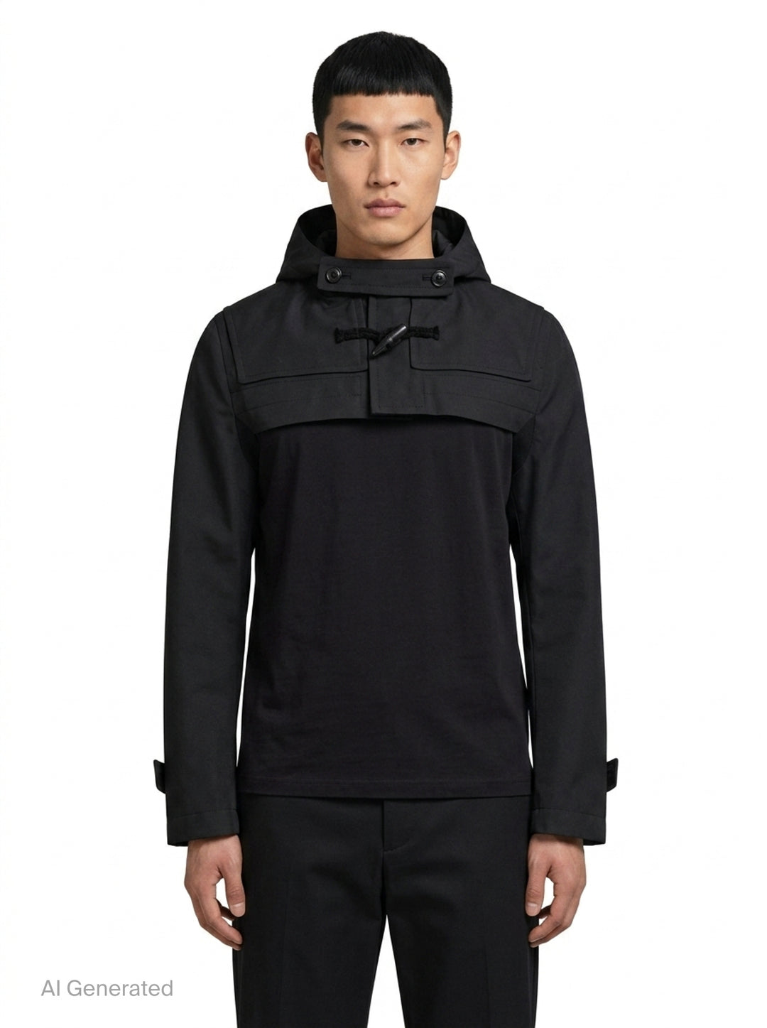 Cropped Duffle Bolero Jacket | Comme des Garçons Homme Plus | Club21 - front