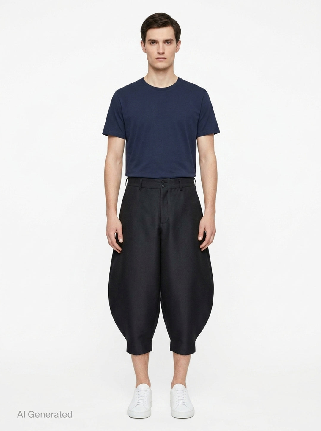 Dobby Stripe A-Type Pants | Comme des Garçons Homme Plus | Club21 - front