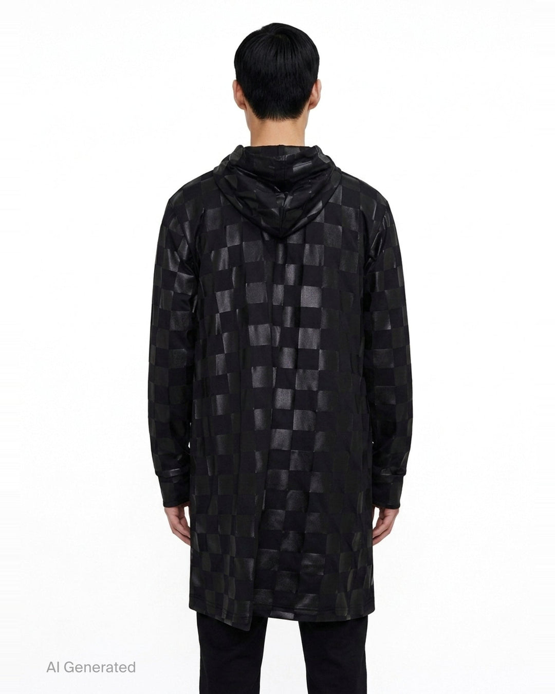 Glossy PU Print Long Sleeve Jacket | Comme des Garçons Homme Plus | Club21 - back