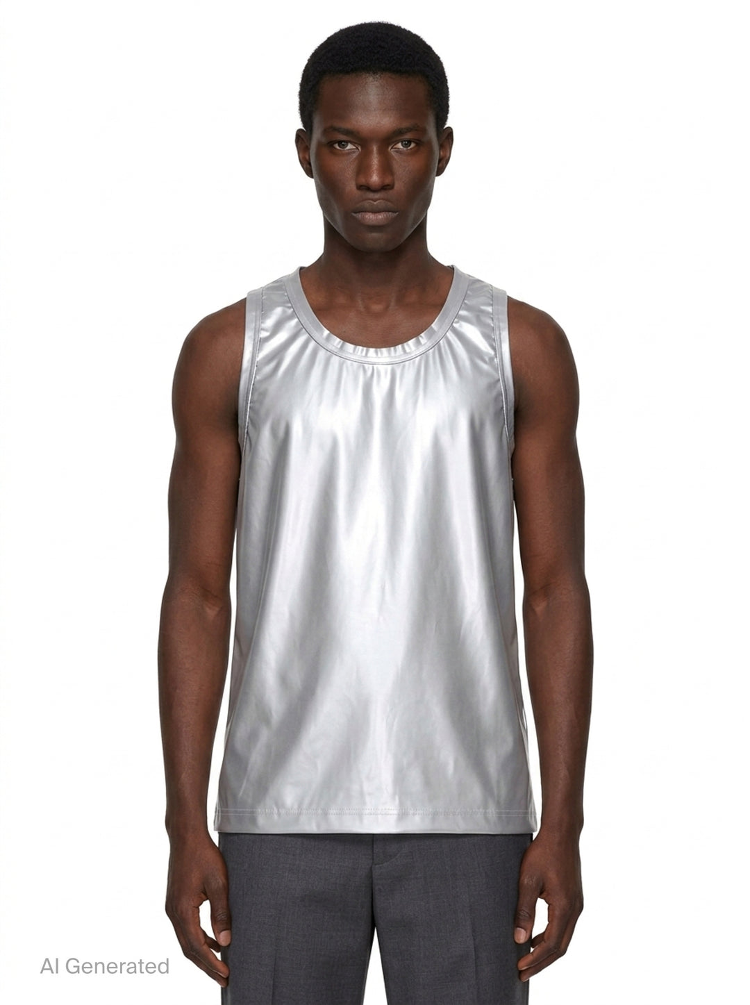 Polyurethane Enamel Tank Top | Comme des Garçons Homme Plus | Club21 - front