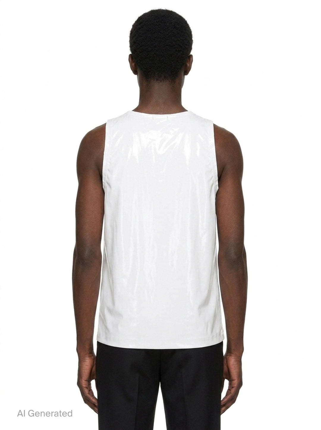 Polyurethane Enamel Tank Top | Comme des Garçons Homme Plus | Club21 - back