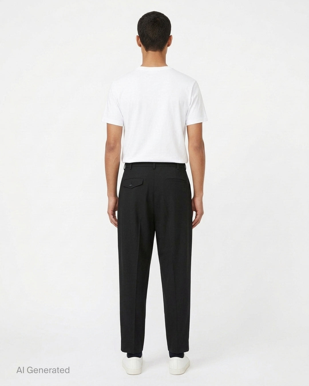 Wool Gabardine Medium Pants | Comme des Garçons Homme Plus | Club21 - back