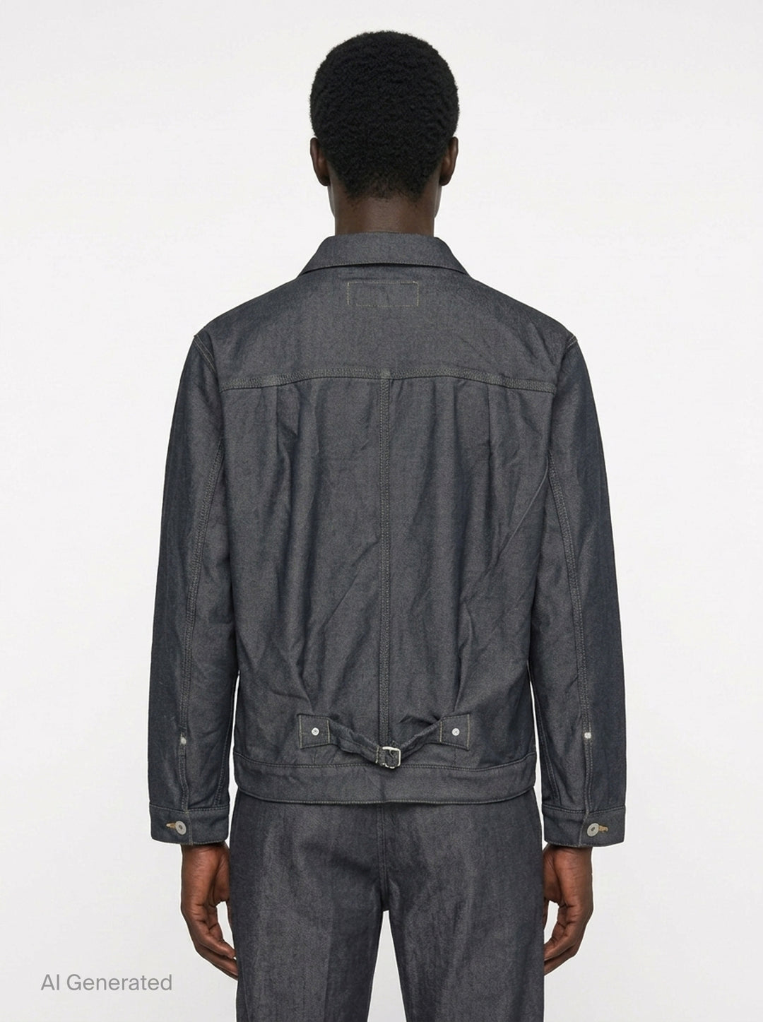 Polyester Serge Garment Dyed Blouson | Comme des Garçons Homme | Club21 - back