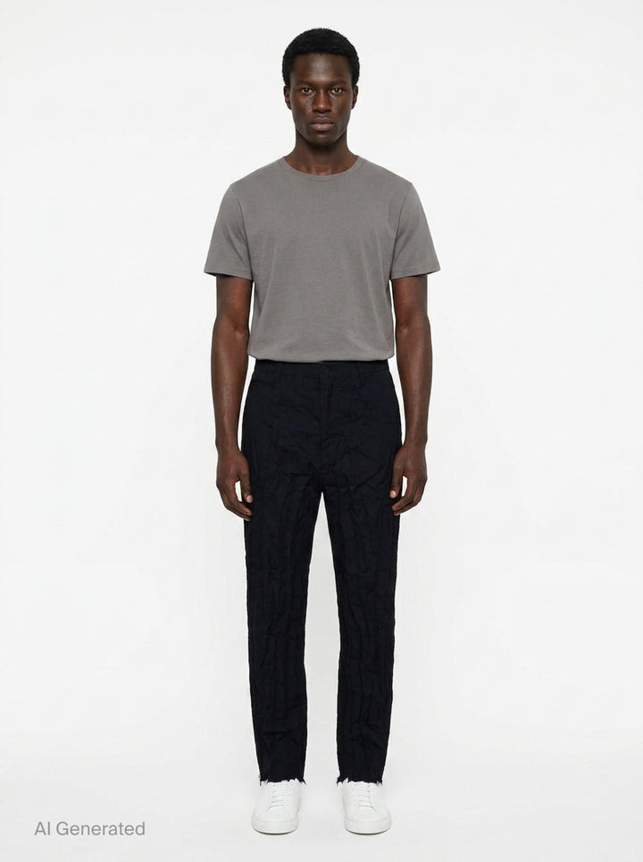 Wool Polyester Twill Pants | Comme des Garçons Homme | Club21 - front