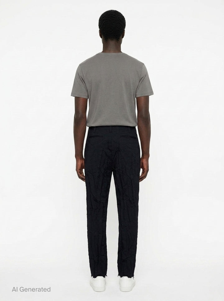 Wool Polyester Twill Pants | Comme des Garçons Homme | Club21 - back