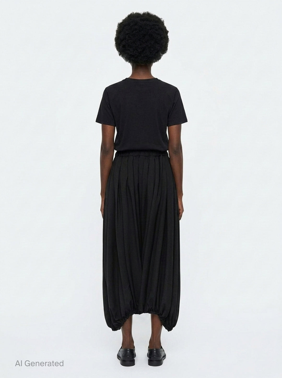 Parachute Wool Georgette Pants | Comme des Garçons | Club21 - back