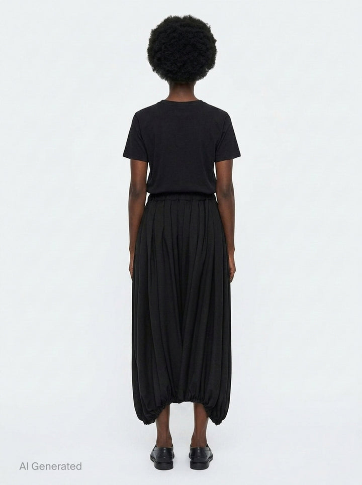 Parachute Wool Georgette Pants | Comme des Garçons | Club21 - back