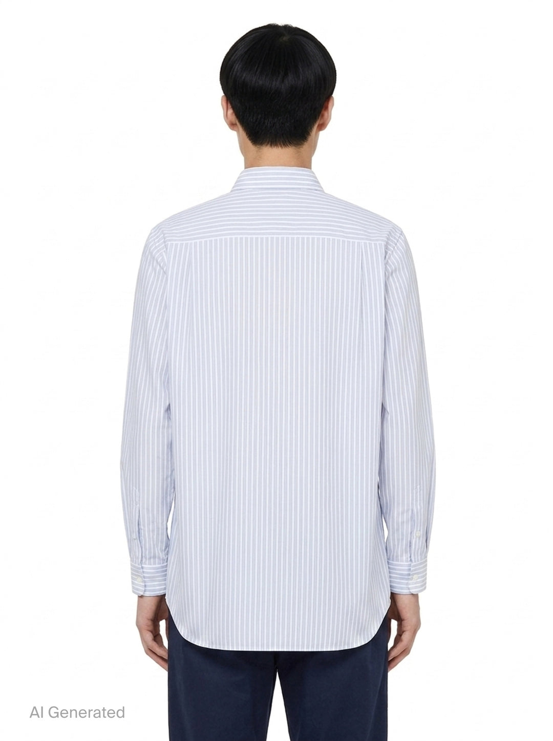 Black Emblem Long Sleeve Shirt | Comme des Garçons PLAY | Club21 - back
