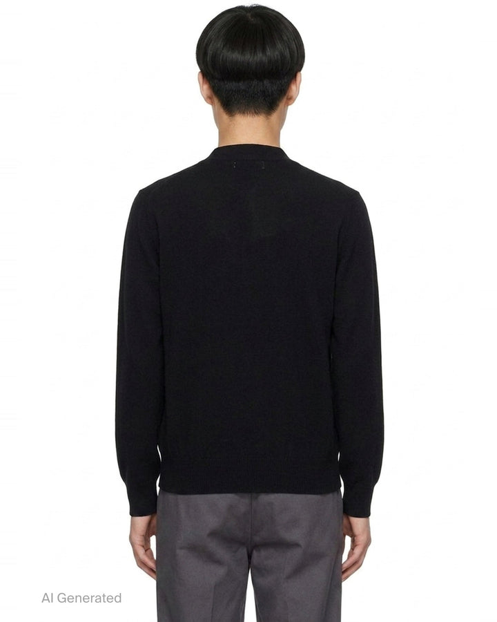 Pink Emblem V-Neck Cardigan | Comme des Garçons PLAY | Club21 - back
