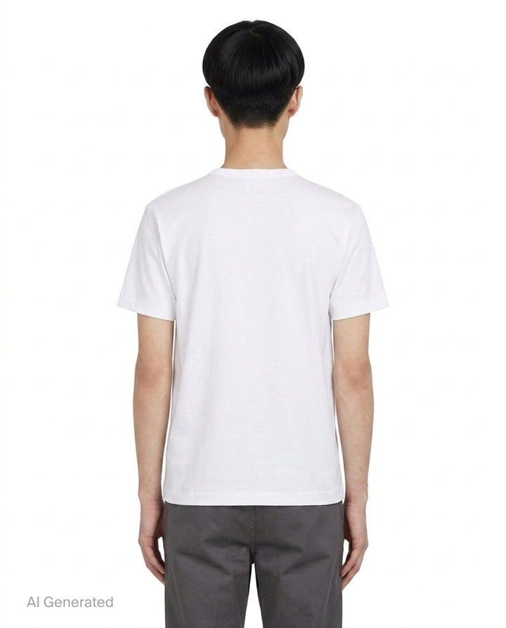 Polka Dot Double Heart Short Sleeve Tee | Comme des Garçons PLAY | Club21 - back