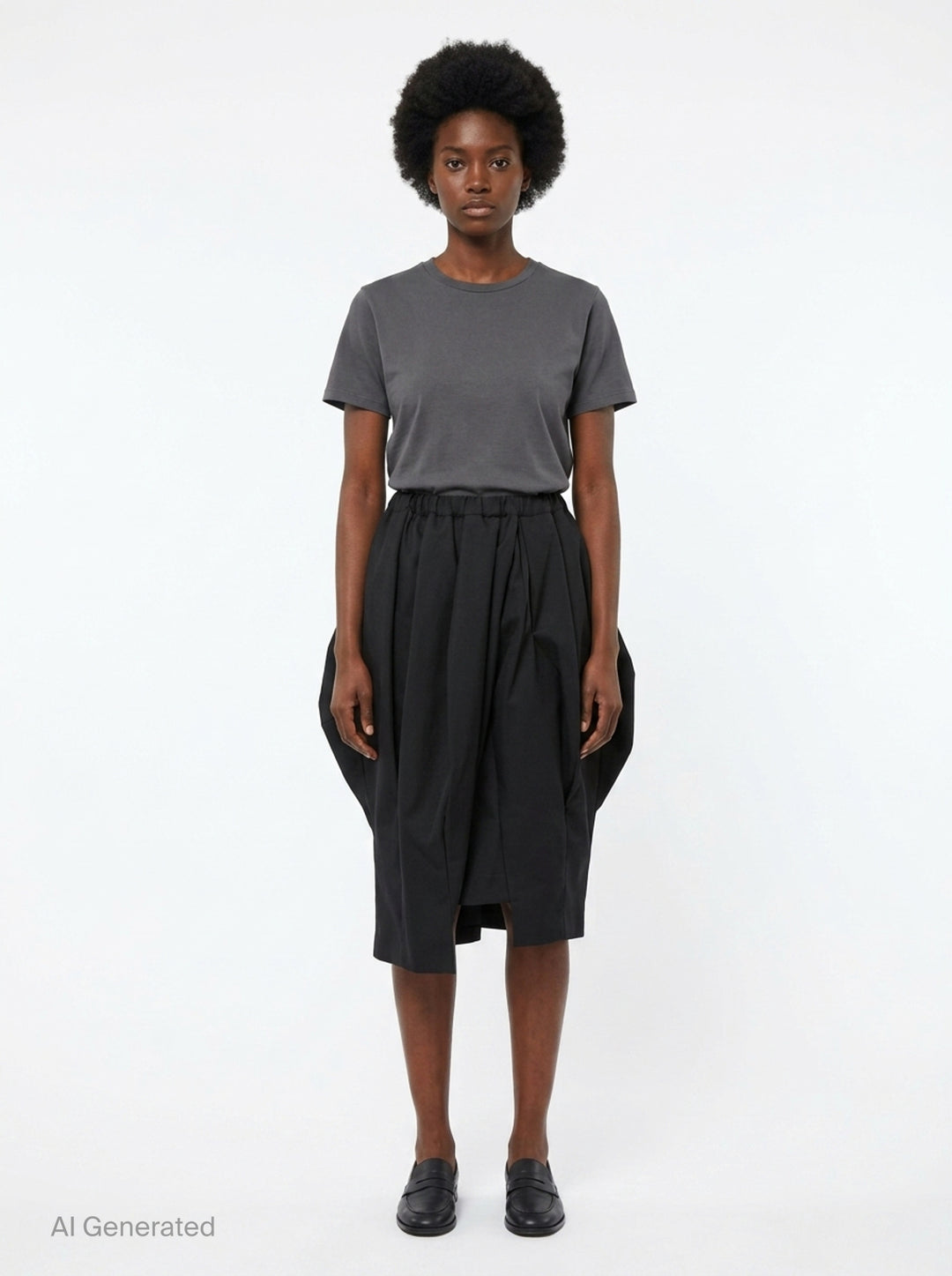 Sculptural Cocoon Skirt | Comme des Garçons | Club21 - front