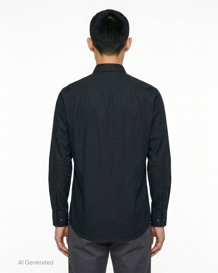 Abstract Patch Long Sleeve Shirt | Comme des Garçons Shirt | Club21 - back