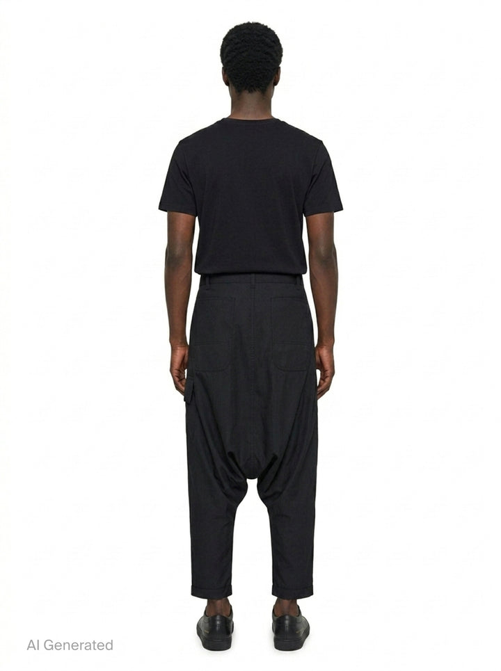 Drop Crotch Cargo Pants | Comme des Garçons Shirt | Club21 - back