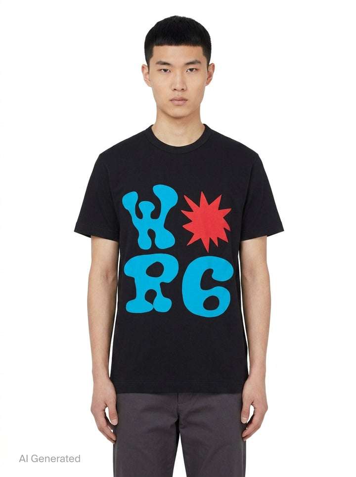Graphic Short Sleeve Tee | Comme des Garçons SHIRT | Club21 - front