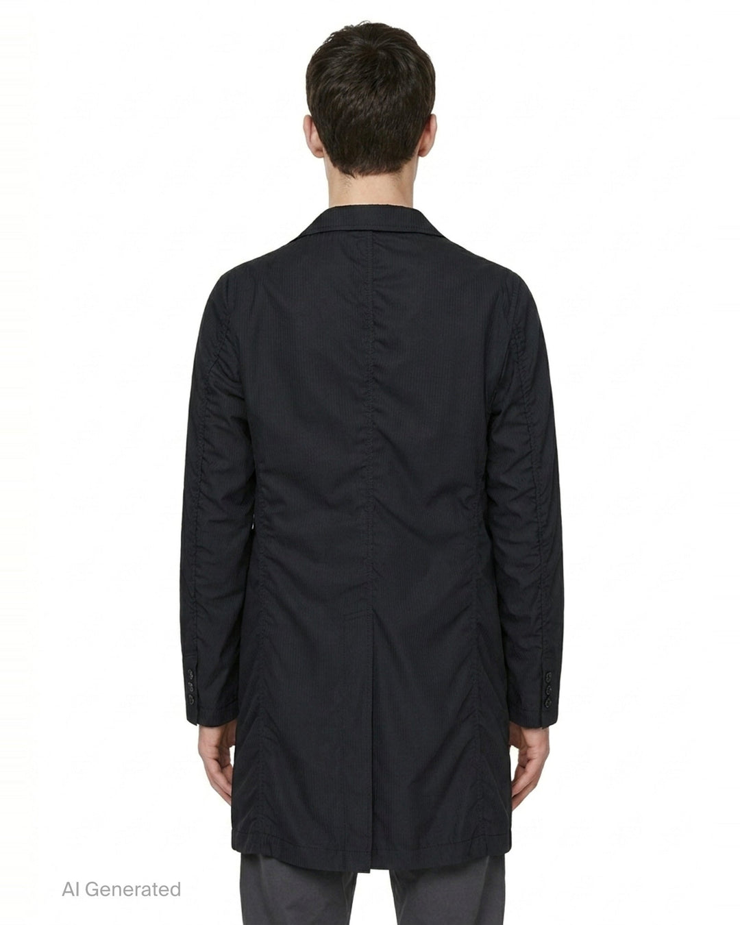 Longline Tailored Blazer Coat | Comme des Garçons SHIRT | Club21 - back