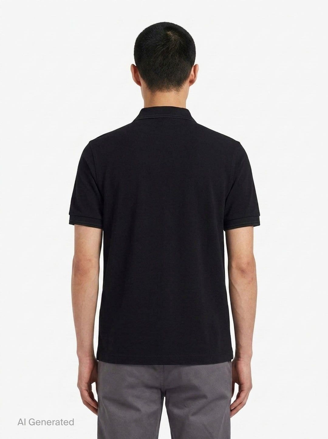 Short Sleeve Polo Shirt | Comme des Garçons SHIRT | Club21 - back