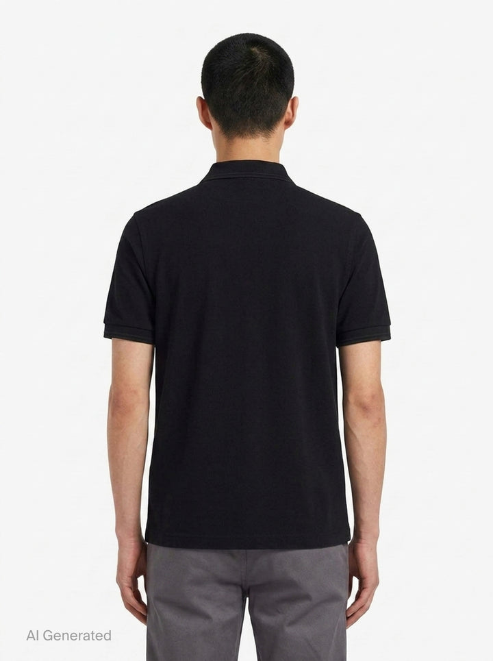 Short Sleeve Polo Shirt | Comme des Garçons SHIRT | Club21 - back