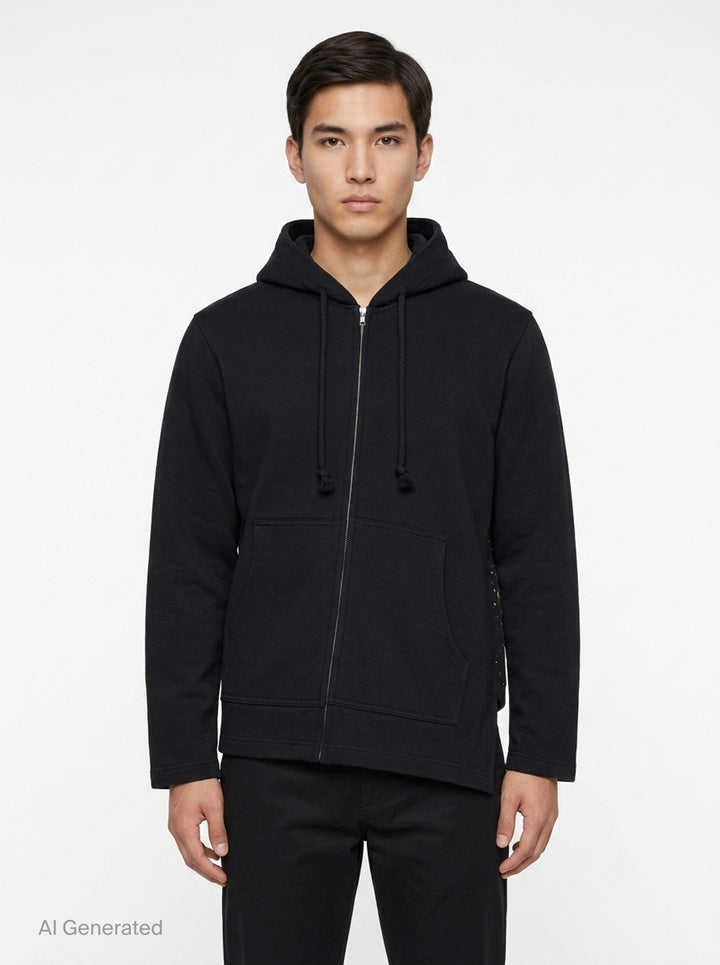 Splash Paint Zip-Up Hoodie | Comme des Garçons SHIRT | Club21 - front